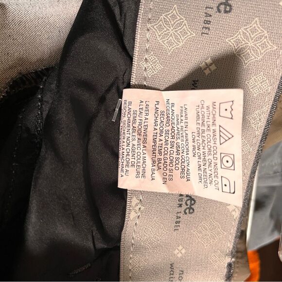 Lee Comfort No Gap Waistband Gray Womens Slacks 16L - Picture 9 of 10